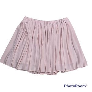 Banana Republic Light Pink Pleated Skirt Size S